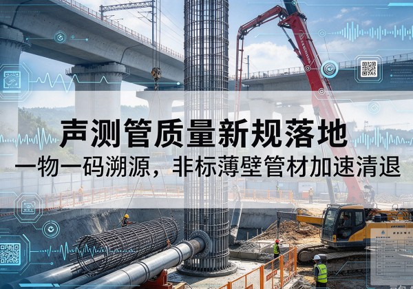 亭湖声测管质量新规落地，一物一码溯源，非标薄壁管材加速清退