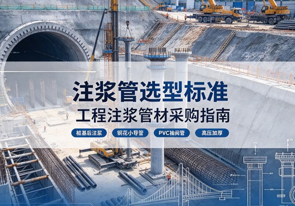亭湖注浆管选型标准